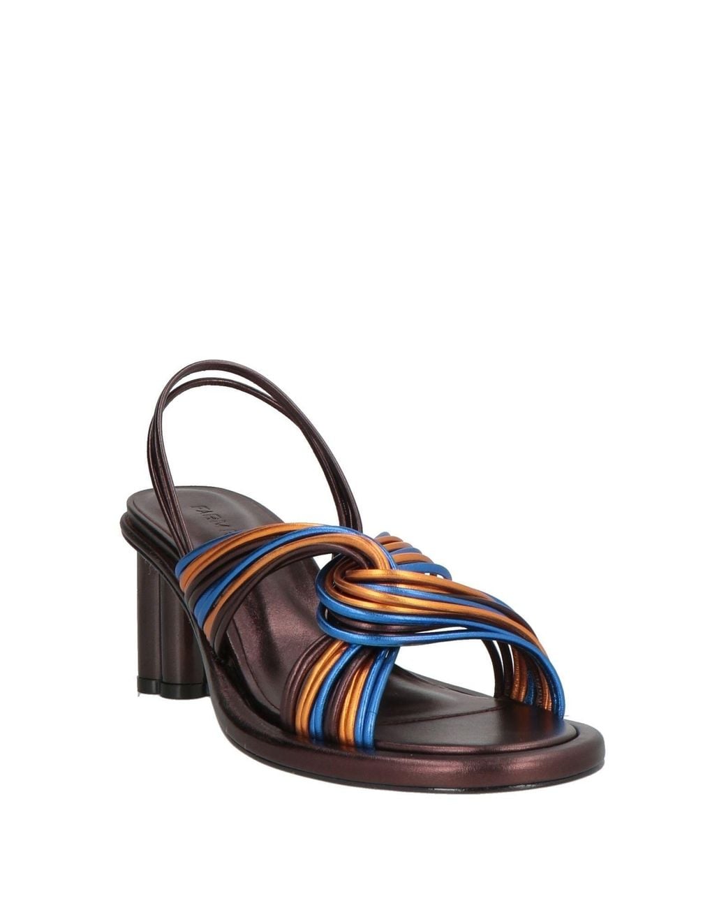 Farm Rio Two-Tone Metallic Sandals