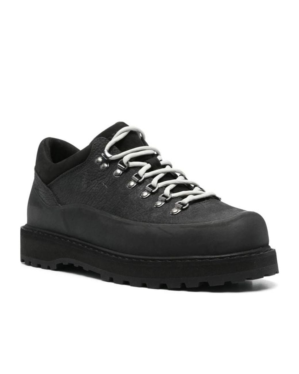 Diemme Black Low-Top Lace-Up Casual Shoes for men