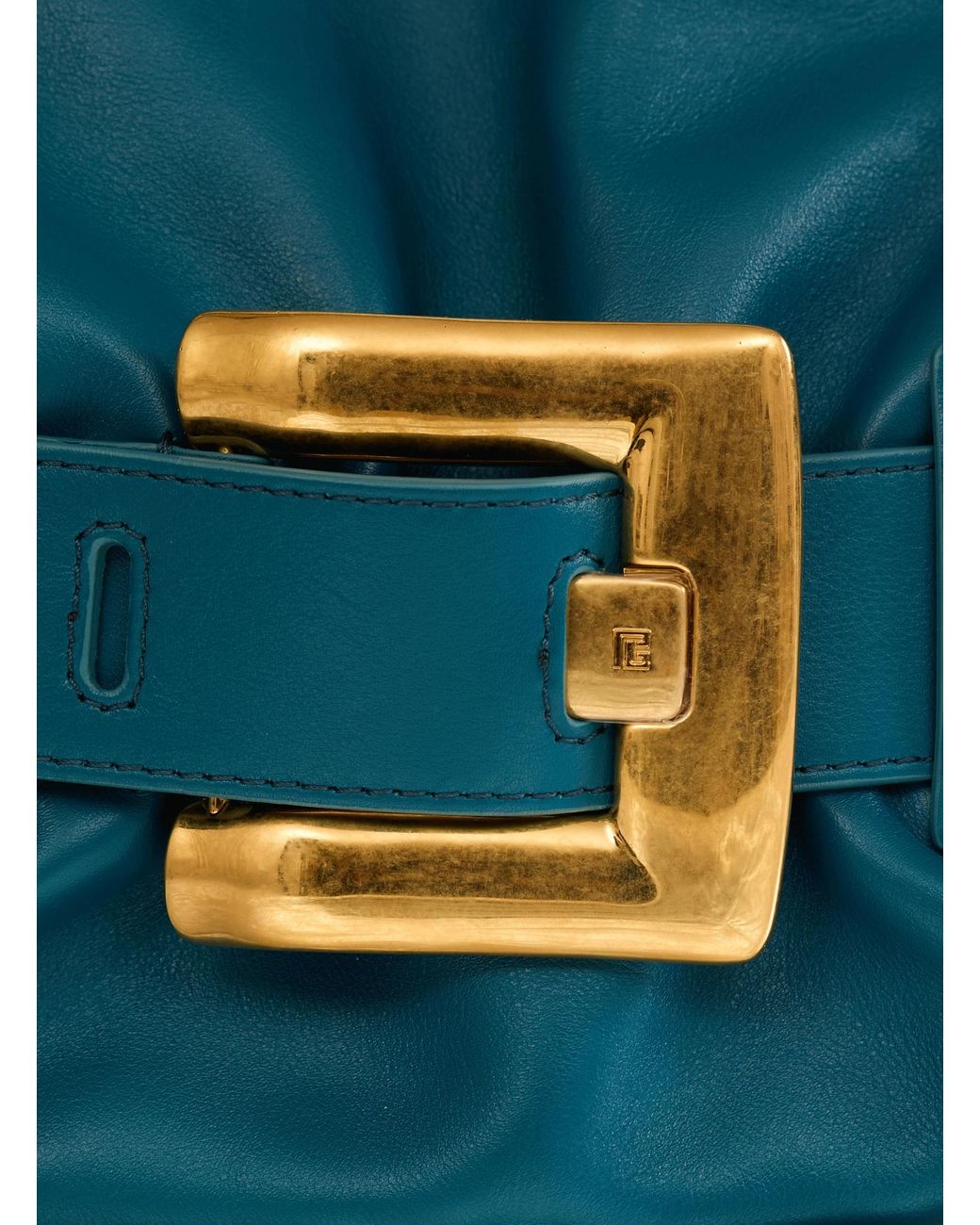 Balmain Blue Medium Anthem Bag