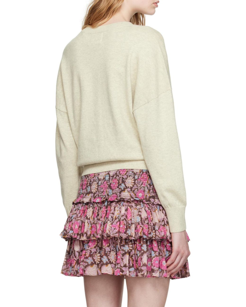 Isabel Marant White Isabel Marant Étoile Marisans Logo Intarsia Knitted Jumper
