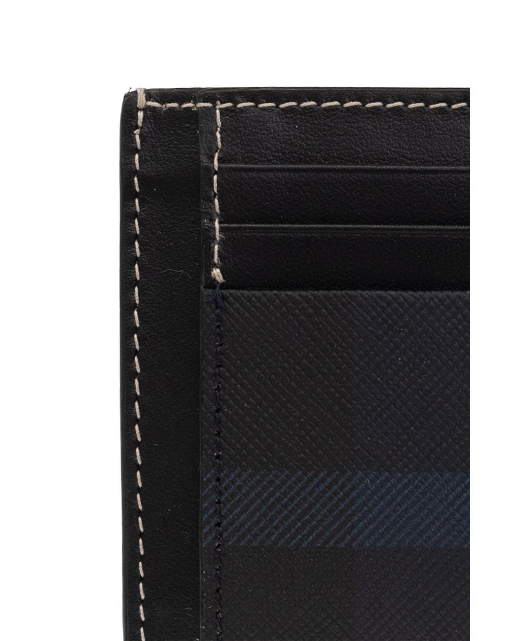 Burberry Black Check-Print Money-Clip Wallet for men