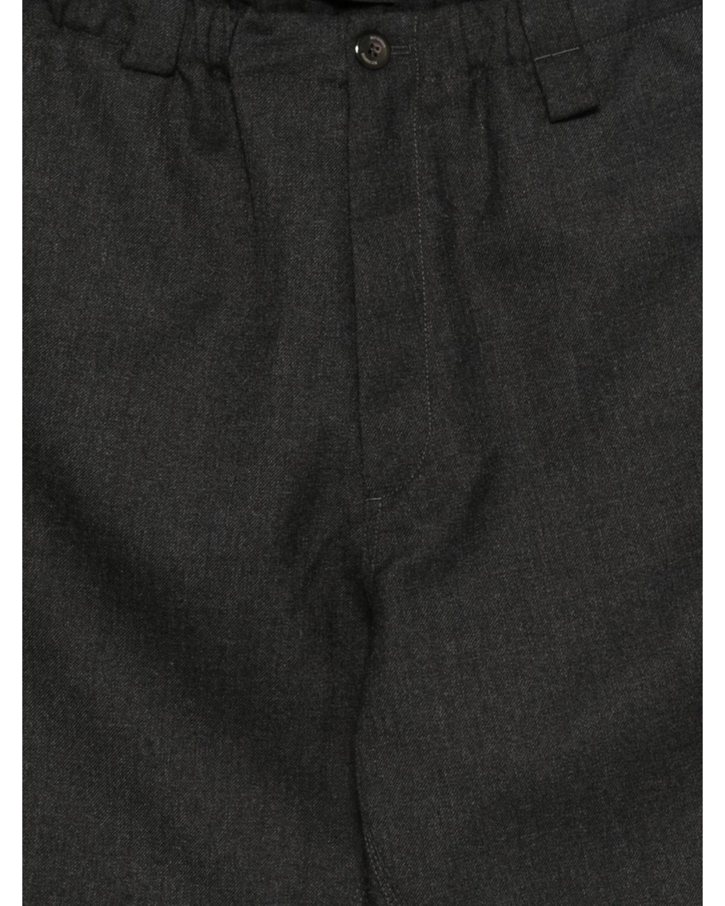 Willy Chavarria Black Straight-Leg Trousers for men