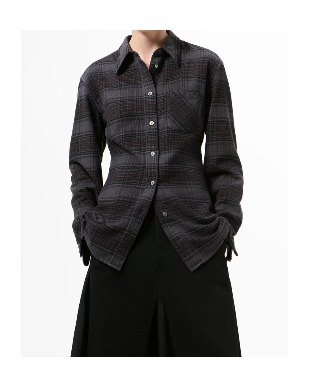 Our Legacy Black Daisy Checked Shirt