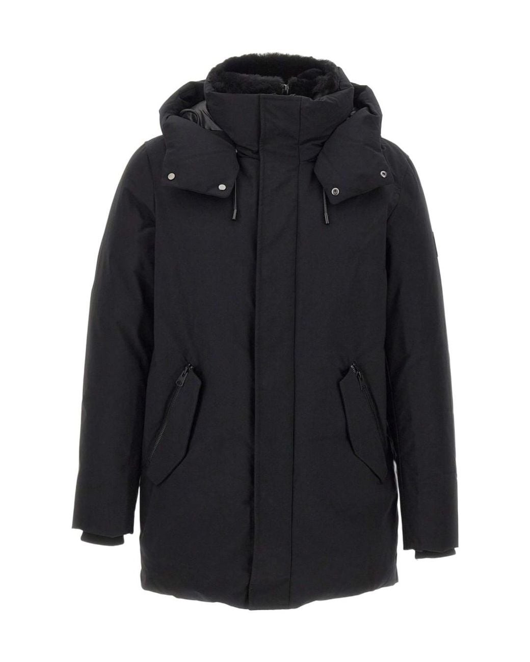 Mackage Blue Sullivan Hooded Down Coat for men