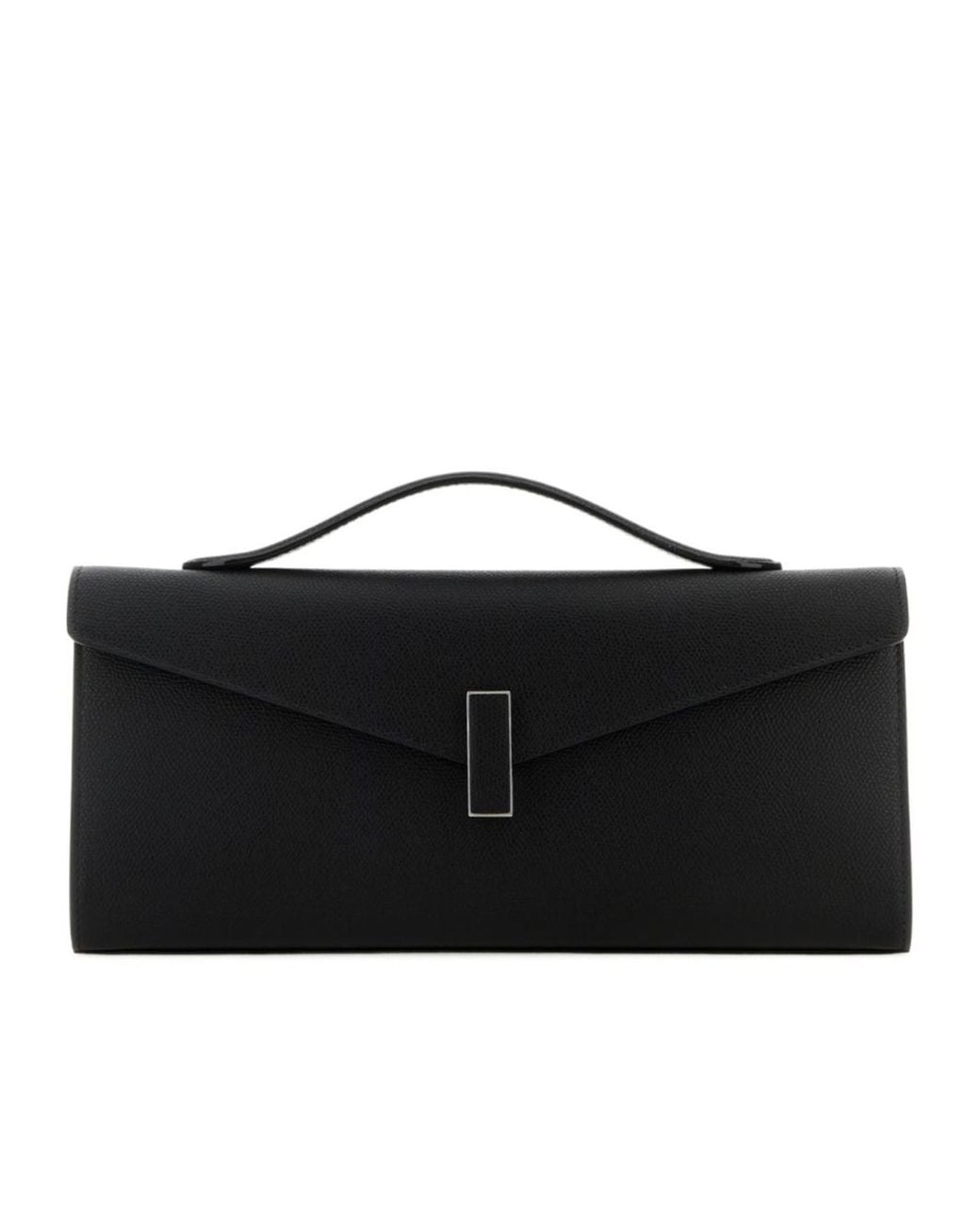 Valextra Black Iside Clutch Bag