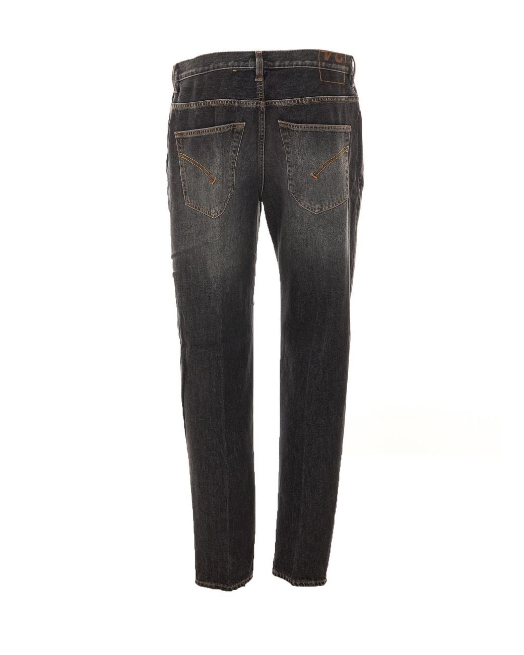 Dondup Gray Brighton Carrot-Fit Jeans for men