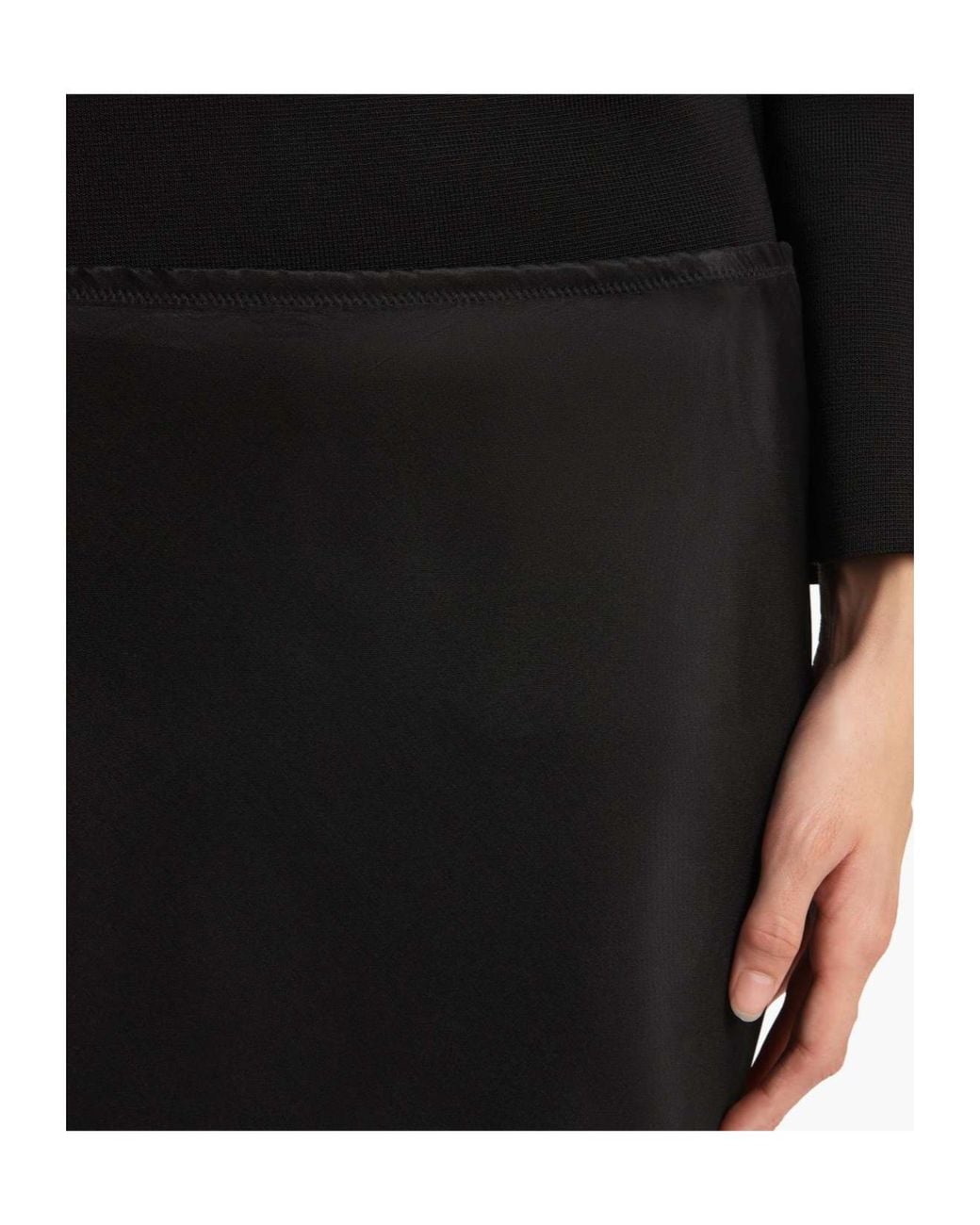 Khaite Black Monina Skirt