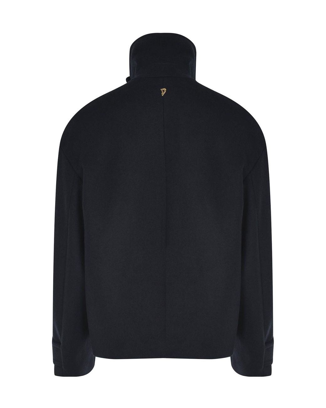 Dondup Black Double-Breasted Short Coat