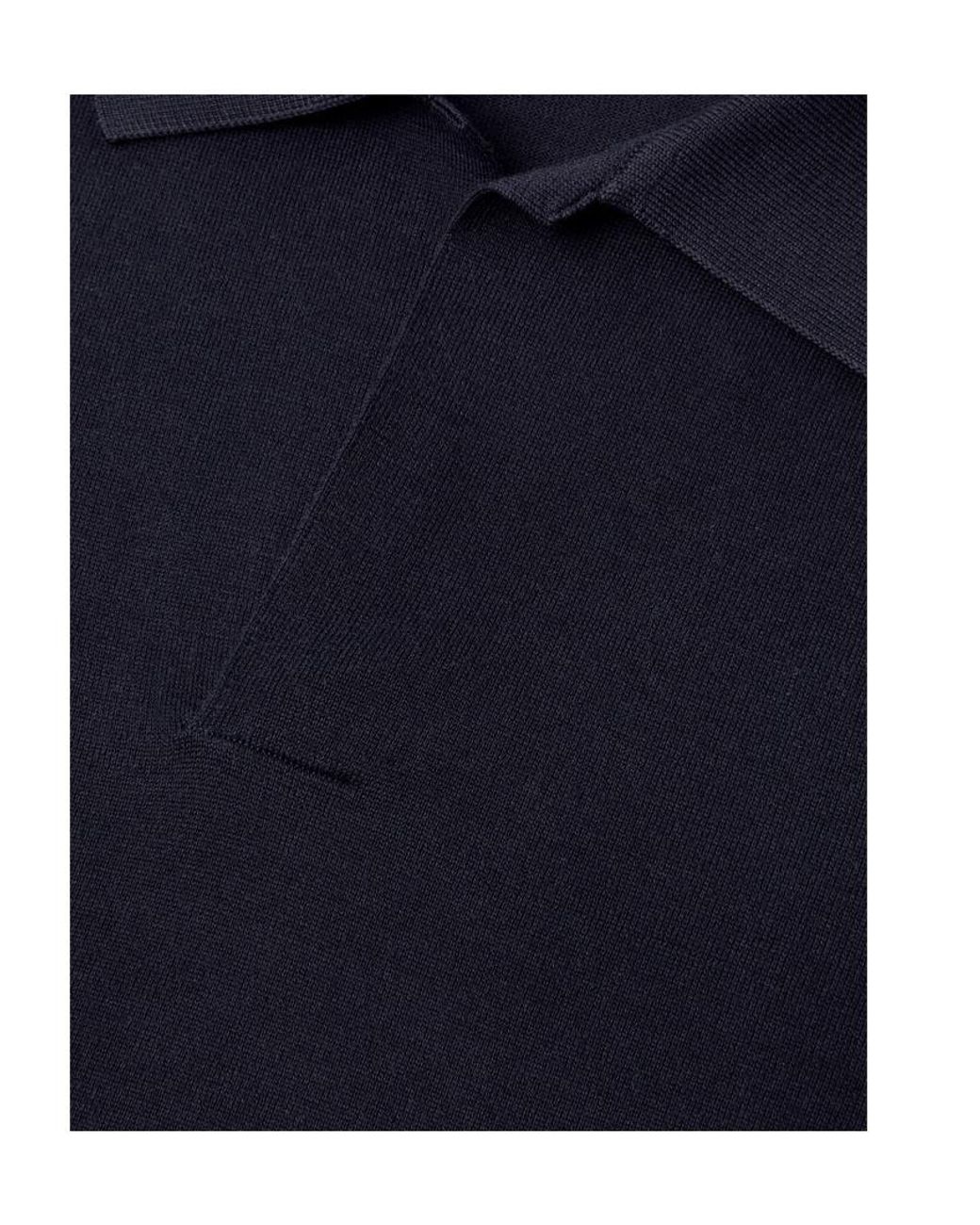 Loro Piana Blue Polo Shirt for men