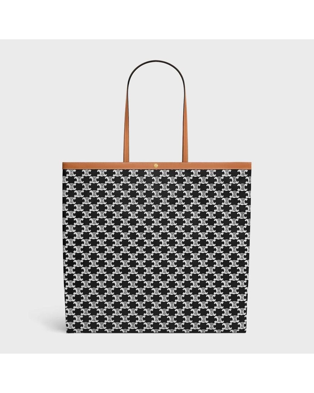 Céline Black Large Flat Shopper for men