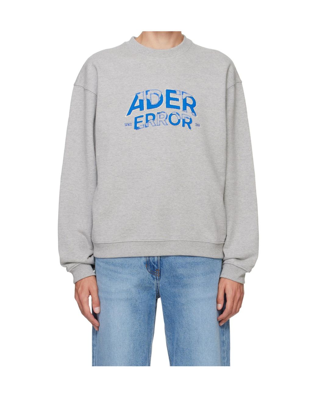 Adererror Blue Long-Sleeved Sweater for men