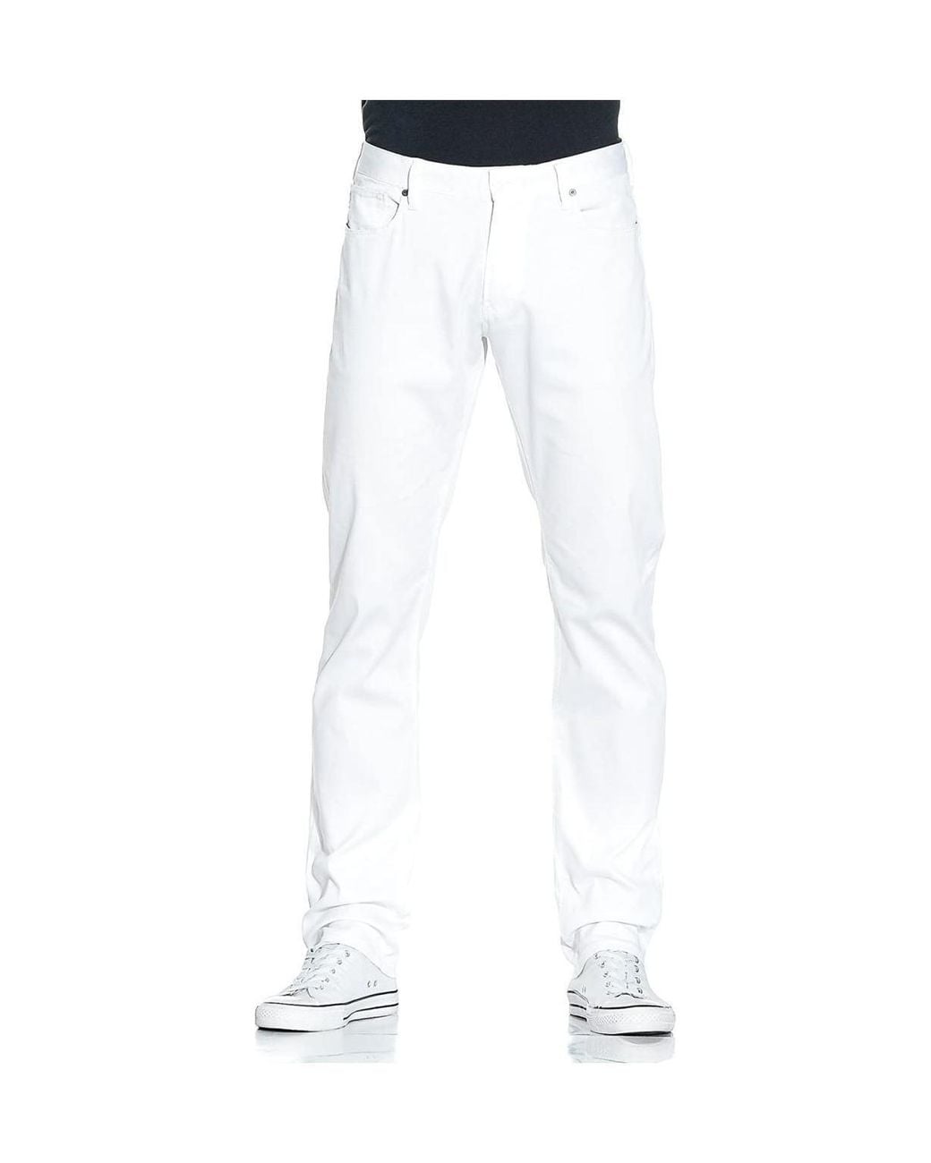 Armani Jeans White Logo Jeans for men