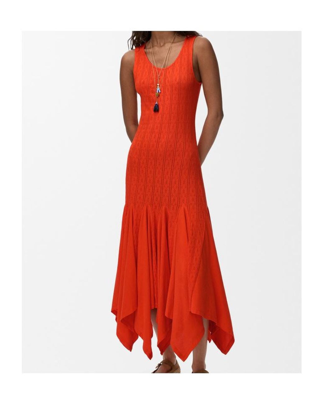 Loewe Red Tank Dress