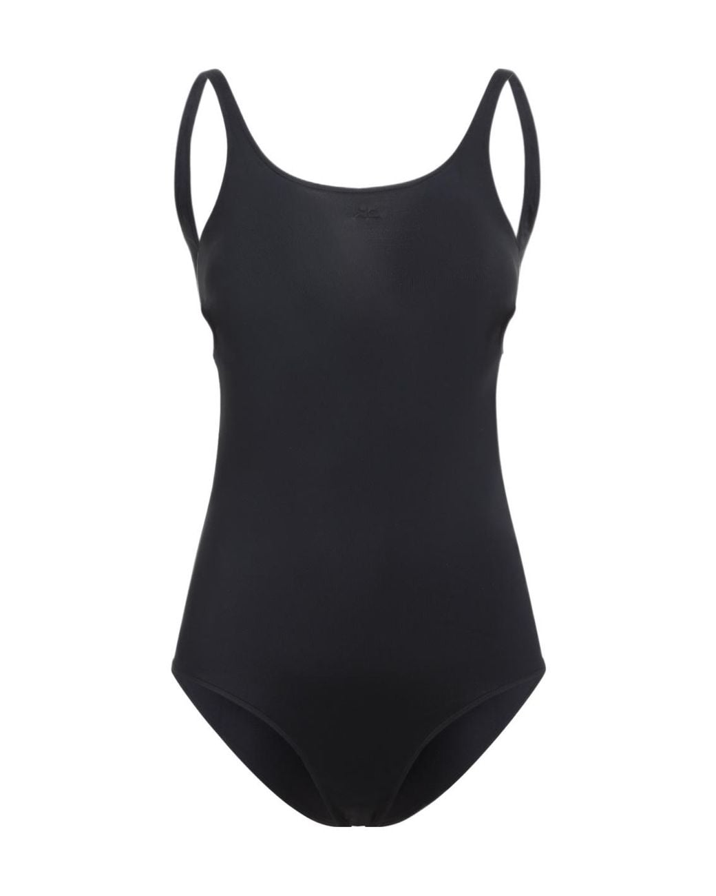 Courreges Black Cut-Out One-Piece