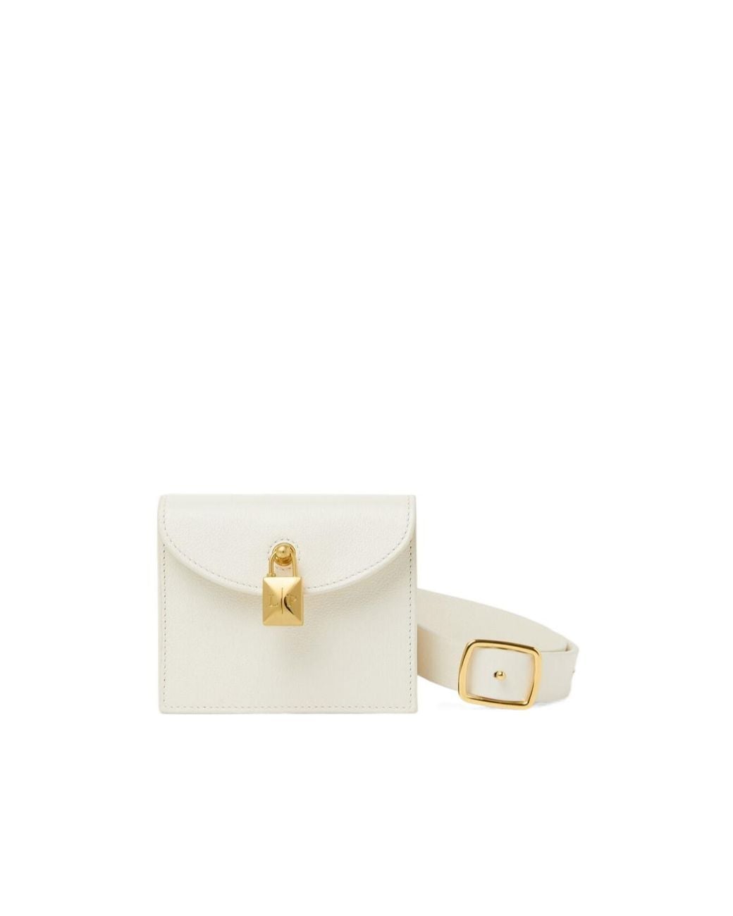 Loro Piana White Extra Pochette Belt Fanny Pack