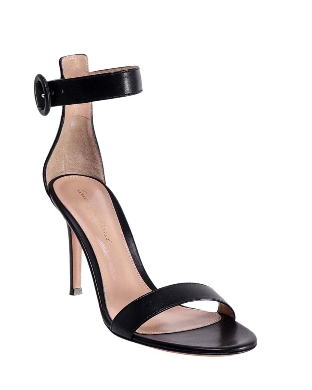 Gianvito Rossi Black High Heeled Sandals