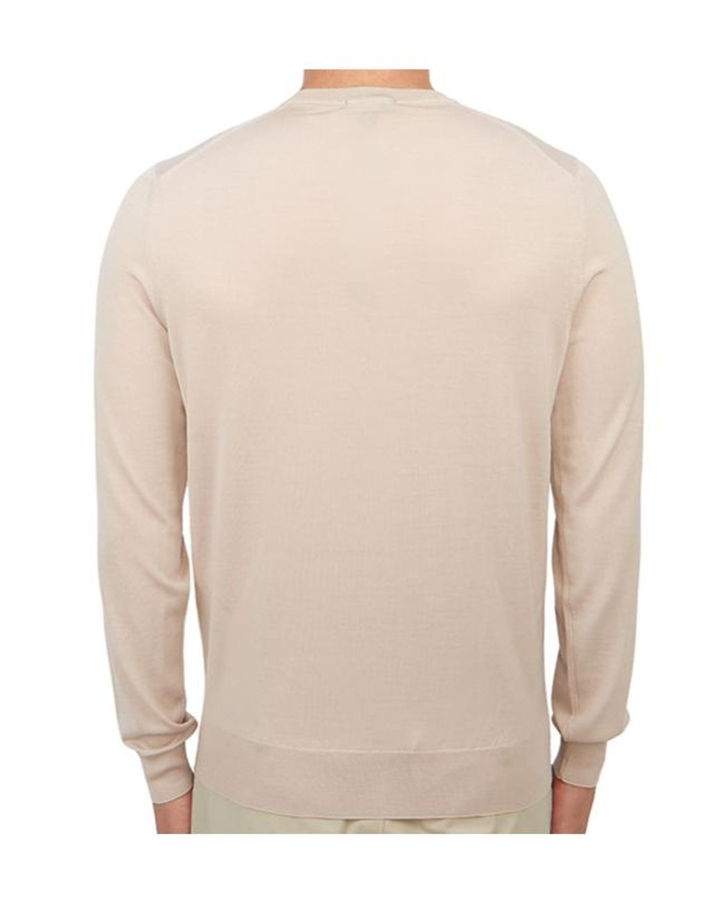 Drumohr Natural Long-Sleeved Sweater for men