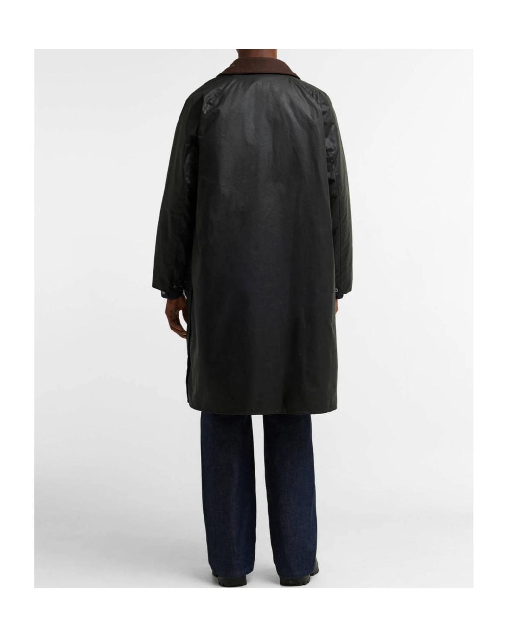 Barbour Black X A.P.C. Sugarlump Bedale Long Waxed Jacket for men