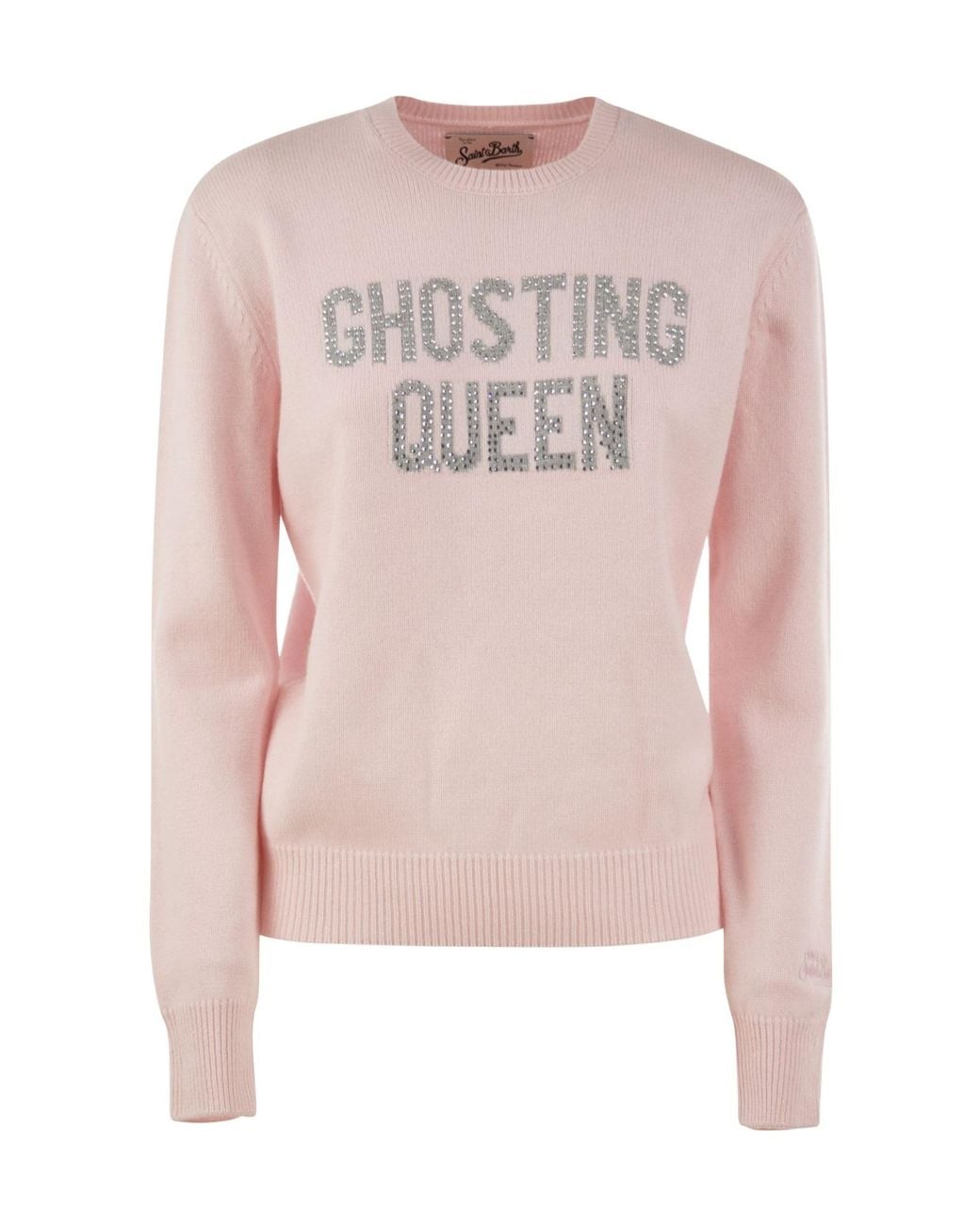 Mc2 Saint Barth Pink Ghosting Queen Knitted Sweater