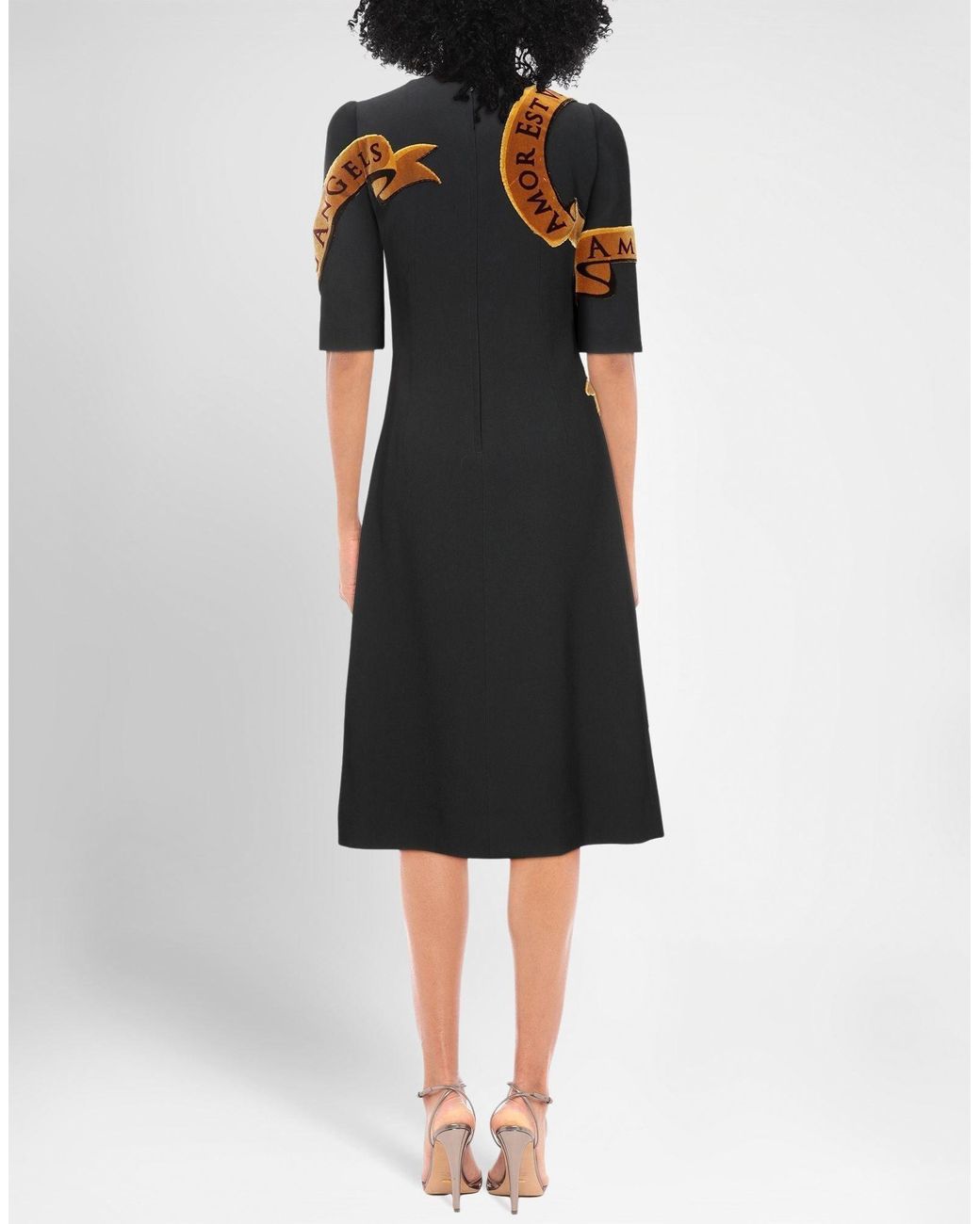 Dolce & Gabbana Black Midi Dresses