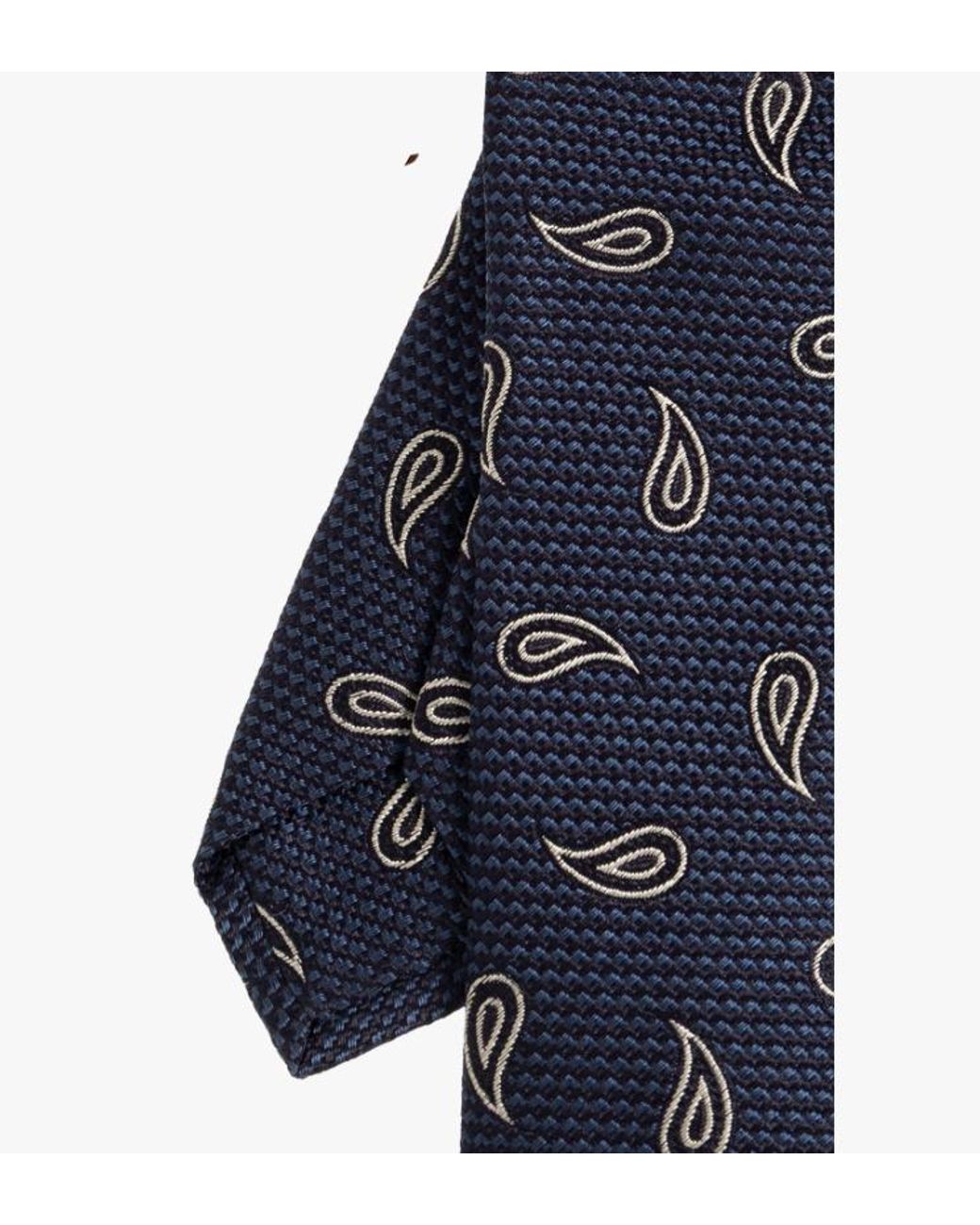 Etro Blue Paisley Pattern Tie for men