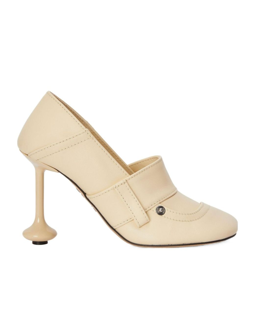 Loewe White Toy Petal-Shaped Toe Pumps