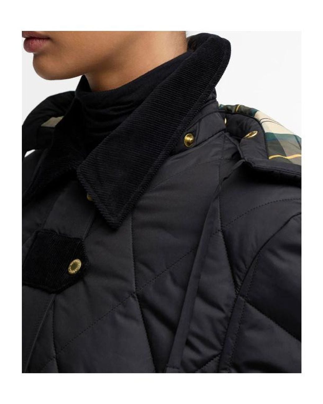 Barbour Black Rudson Quilted Jacket