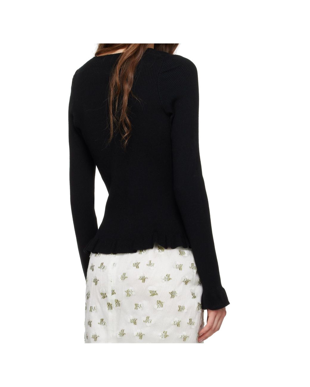 CECILIE BAHNSEN Black Cassia Cardigan