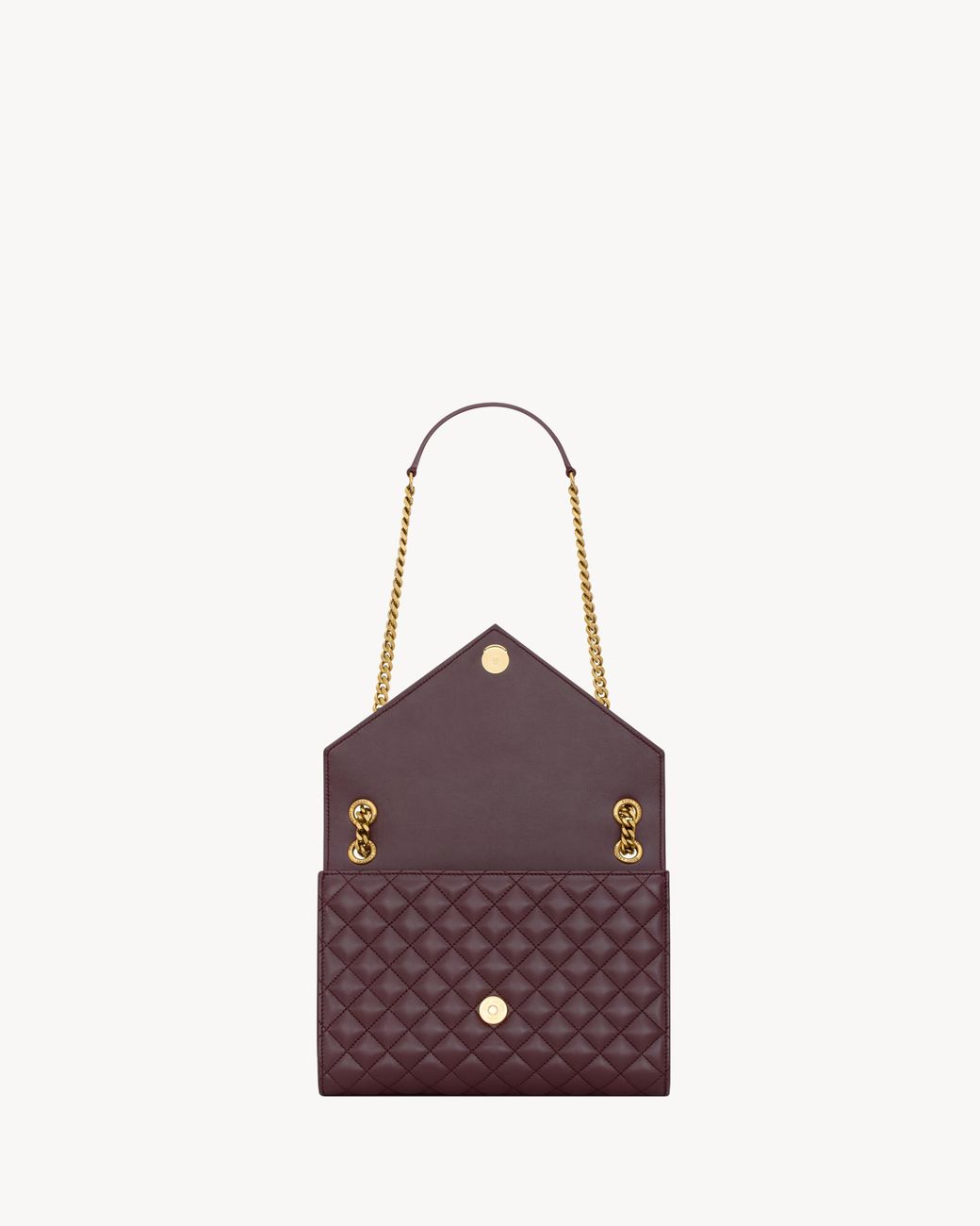 Saint Laurent Purple Envelope Shoulder Bag
