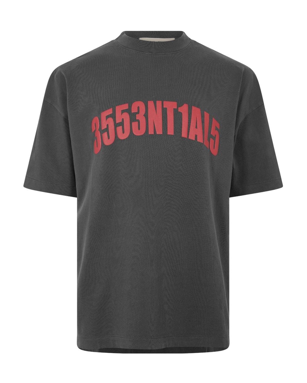 Fear Of God Gray Logo Detail T-Shirt for men