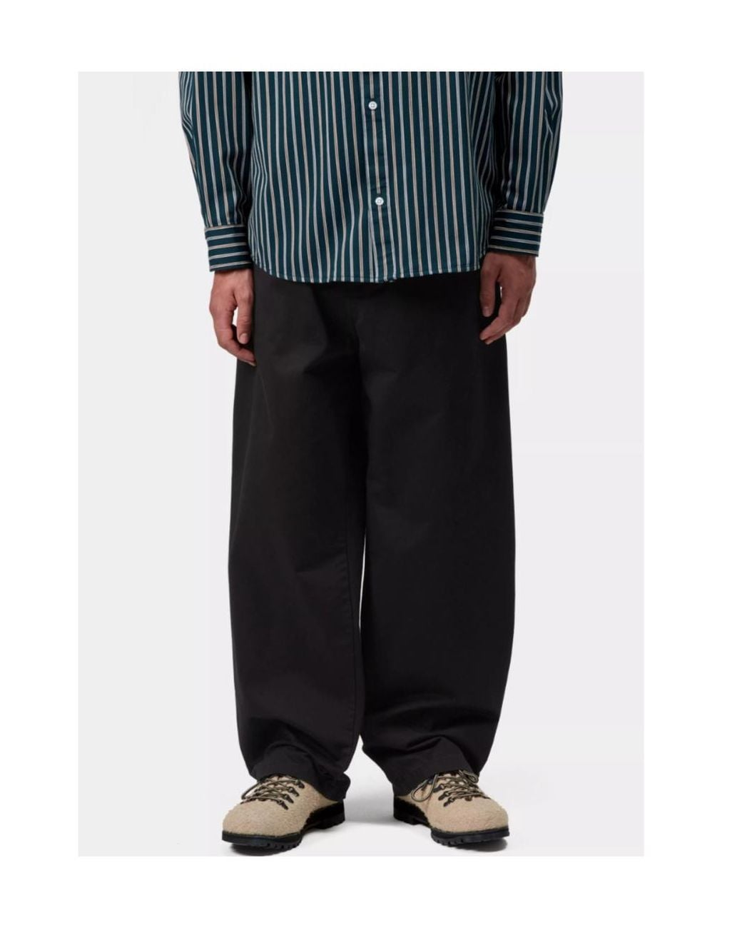 Carhartt Black Logo Patch Pants for men