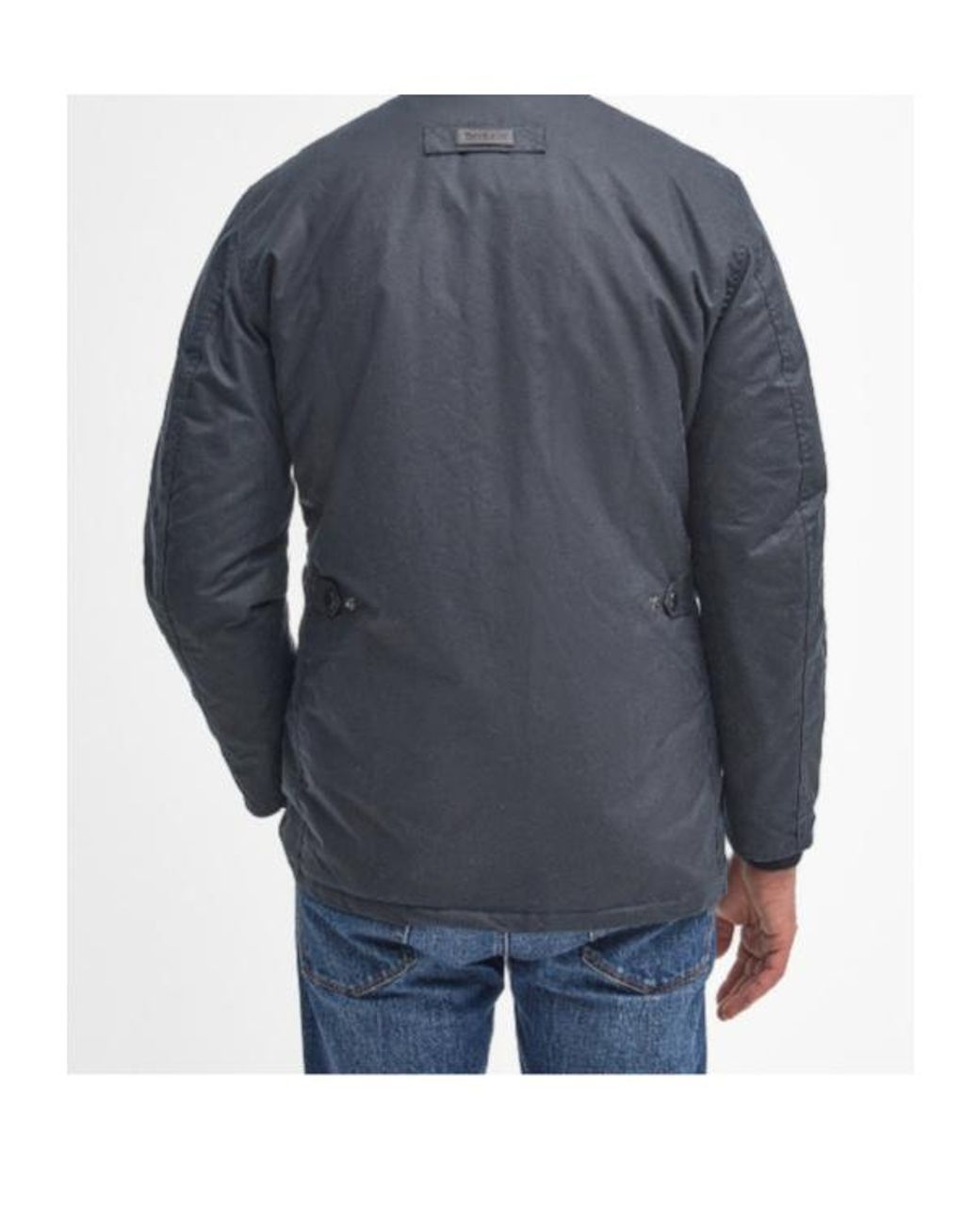 Barbour Blue Hereford Waxed Jacket for men