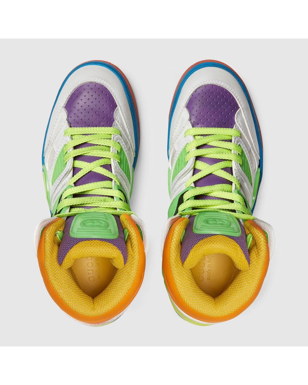Gucci Green Basket Sport Sneakers