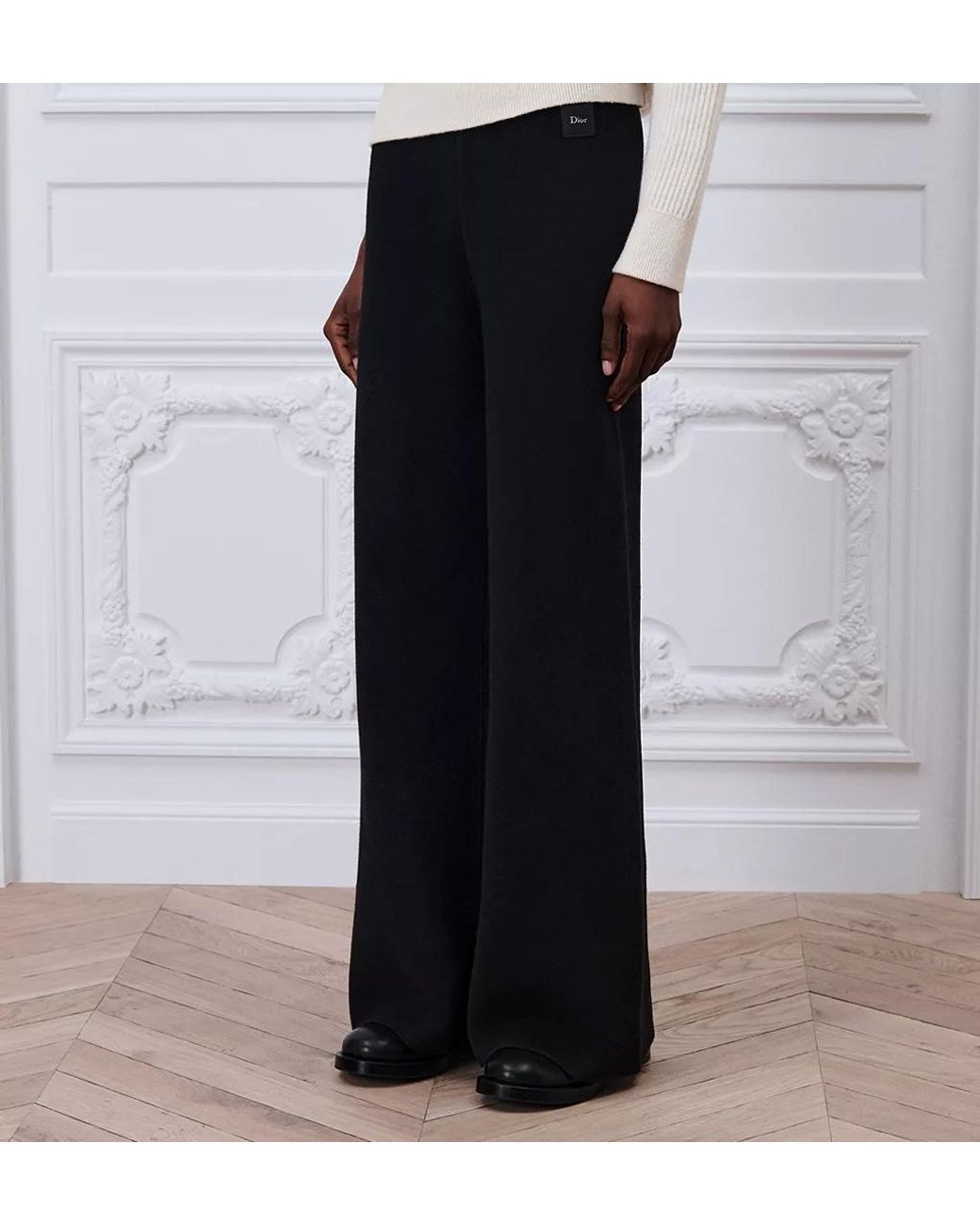 Dior Black Regular-Fit Pants