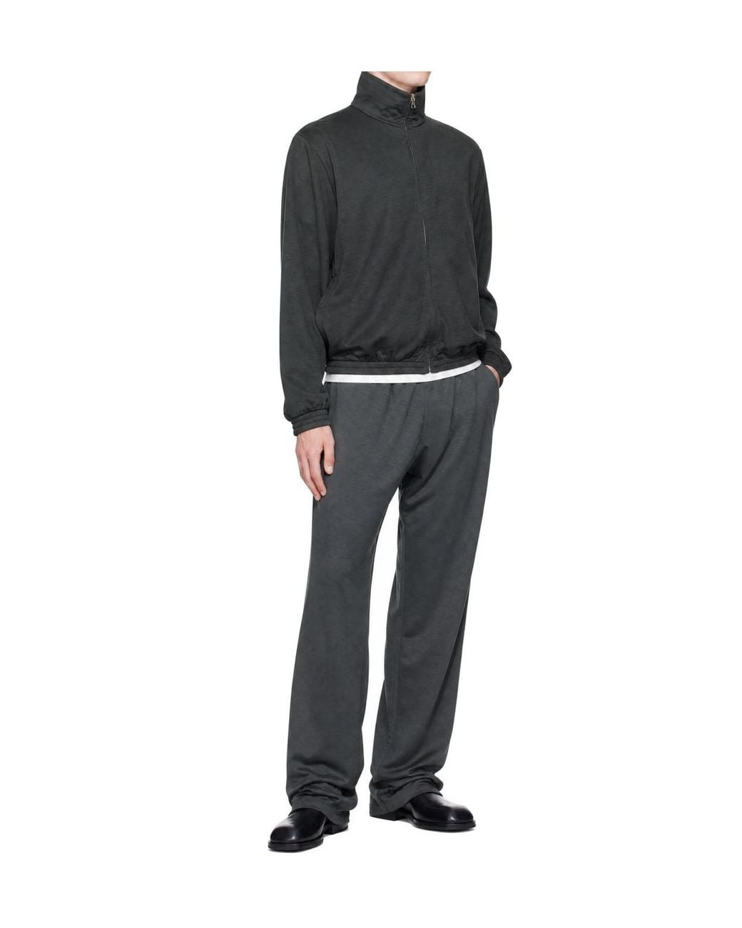 Rier Black Zippered Jacket for men
