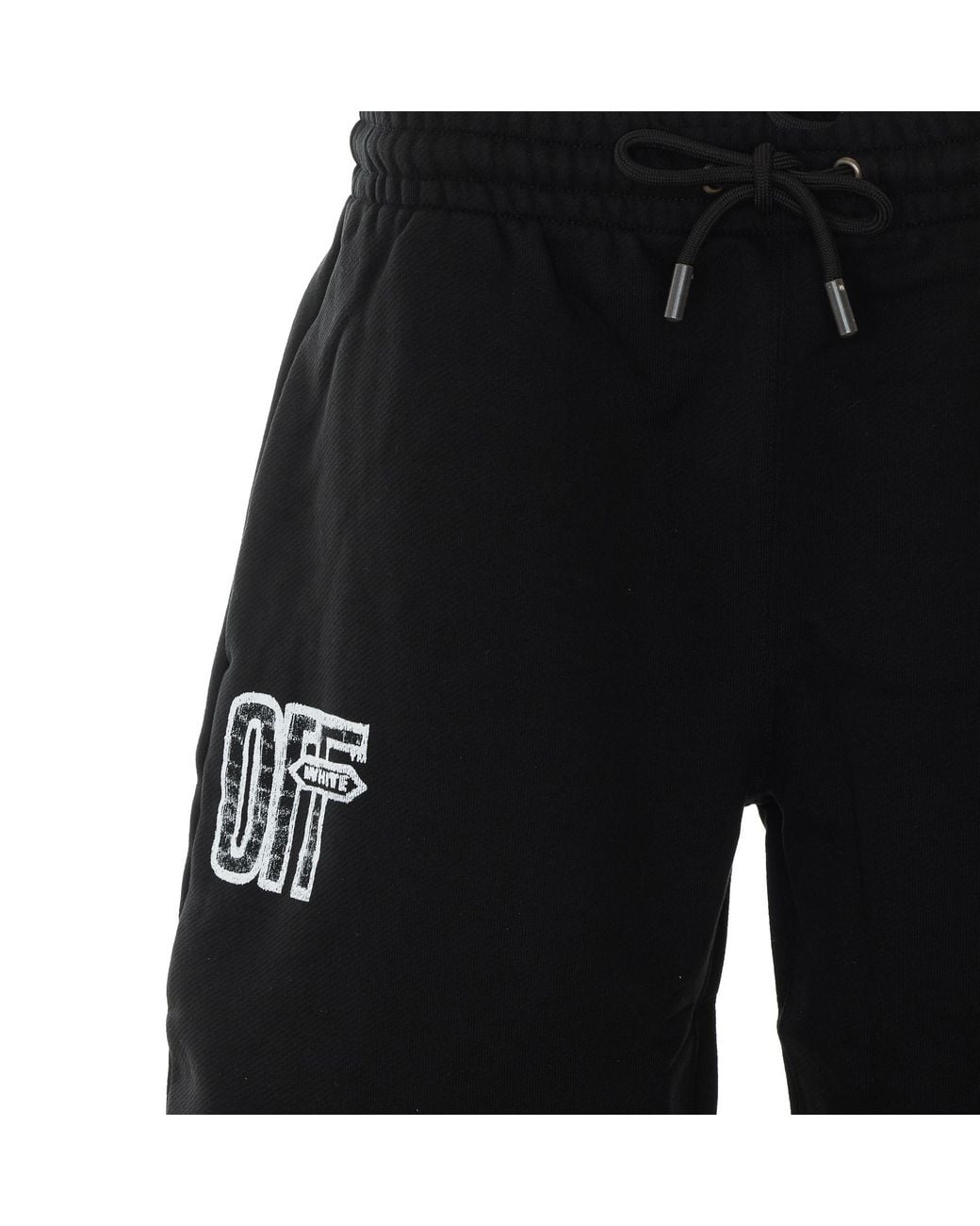 Off-White c/o Virgil Abloh Black Off Arrow Skate Drawstring Shorts for men