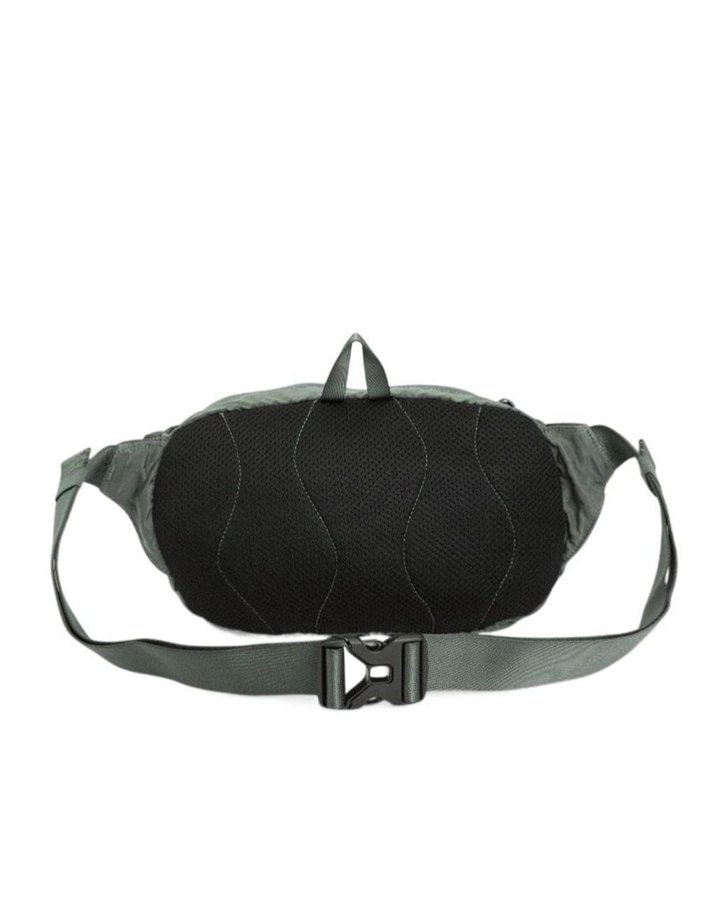 C P Company Gray Lens Detail Zipped Messenger Bag for men