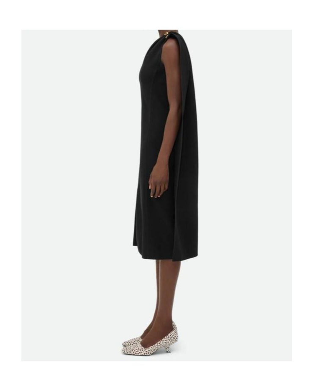 Bottega Veneta Black Crepe Dress