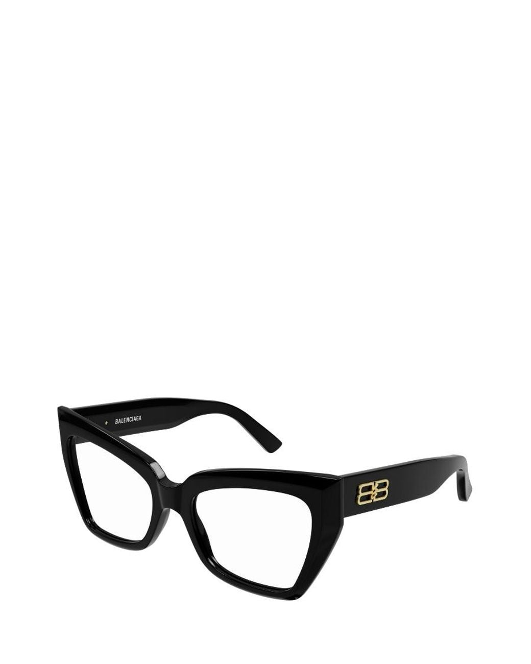 Balenciaga White Eyewear Cat Eye Frame Glasses