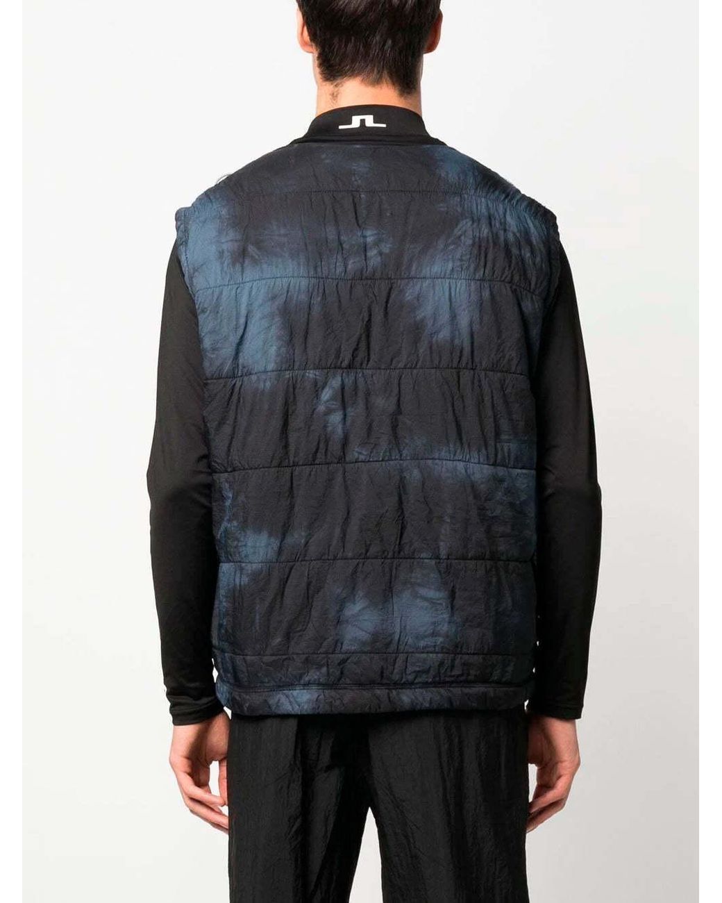 Aries Blue Tie-Dye Vest for men