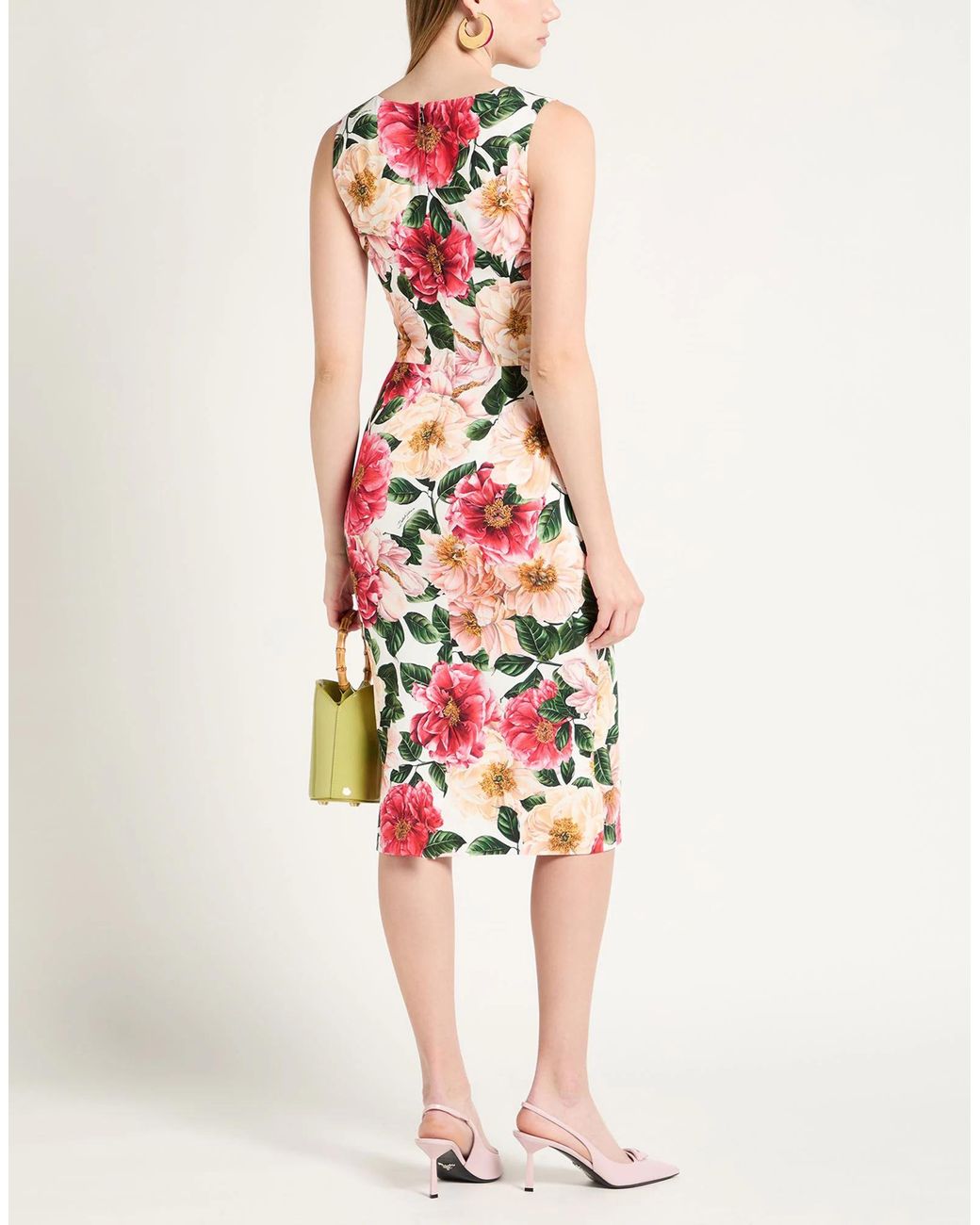 Dolce & Gabbana Red Midi Dresses