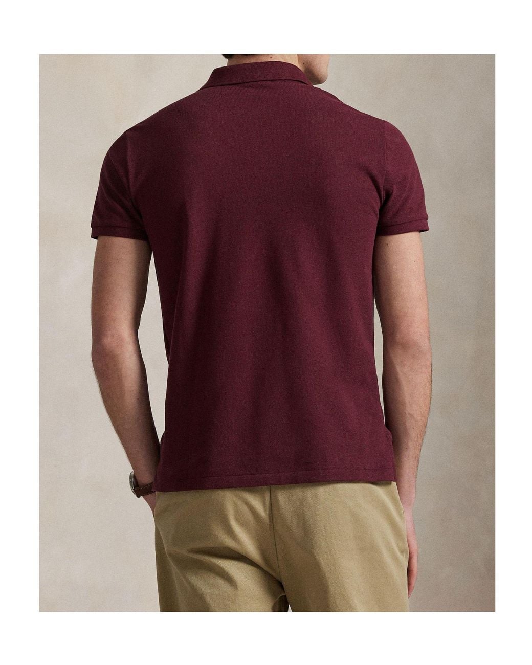 Polo Ralph Lauren Red Short Sleeve Polo Shirt for men