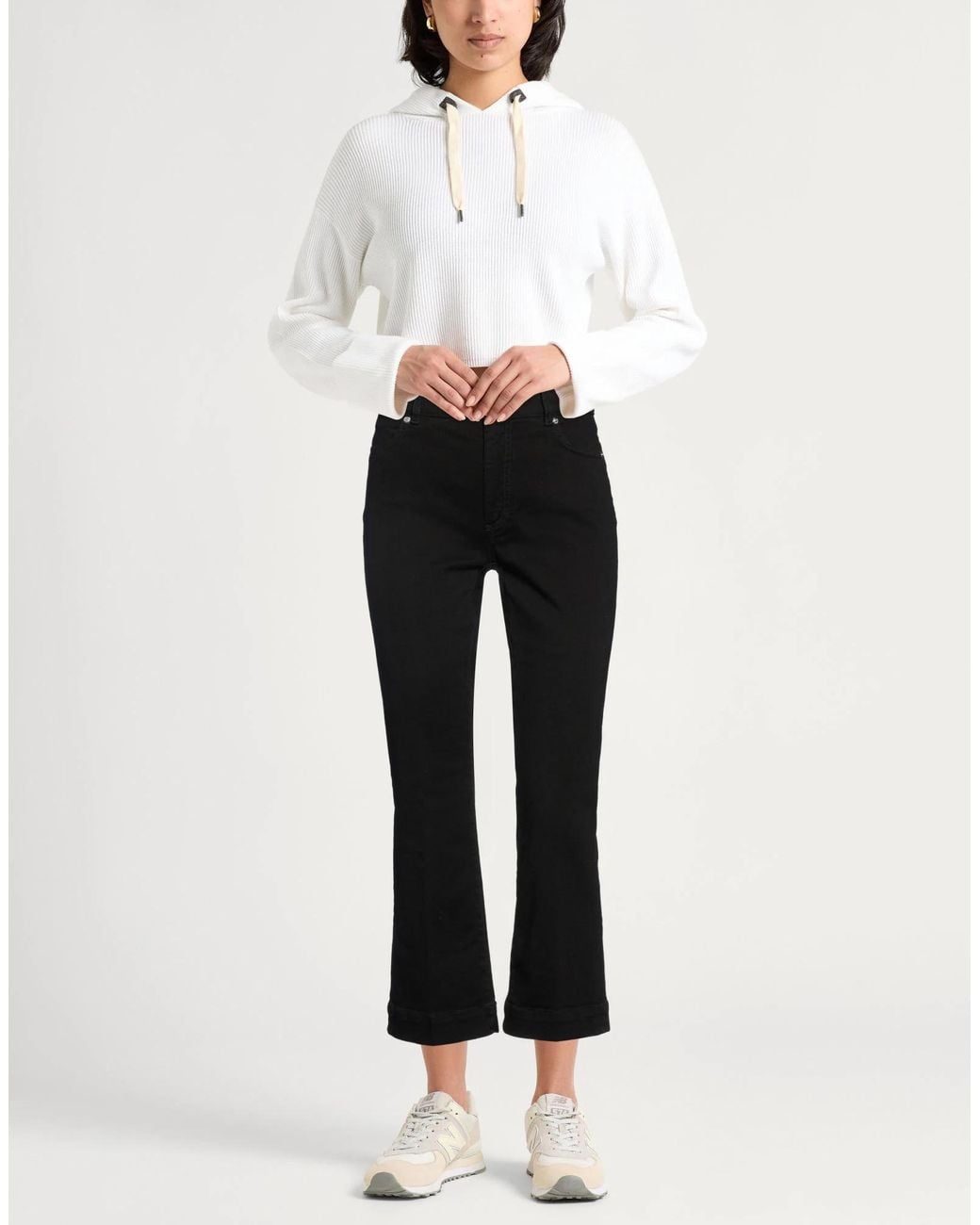 Sportmax Black Slim-Fit Straight-Leg Pants
