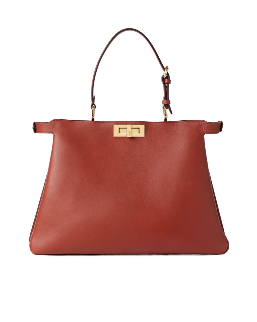 Fendi Red Sienna Leather Bag