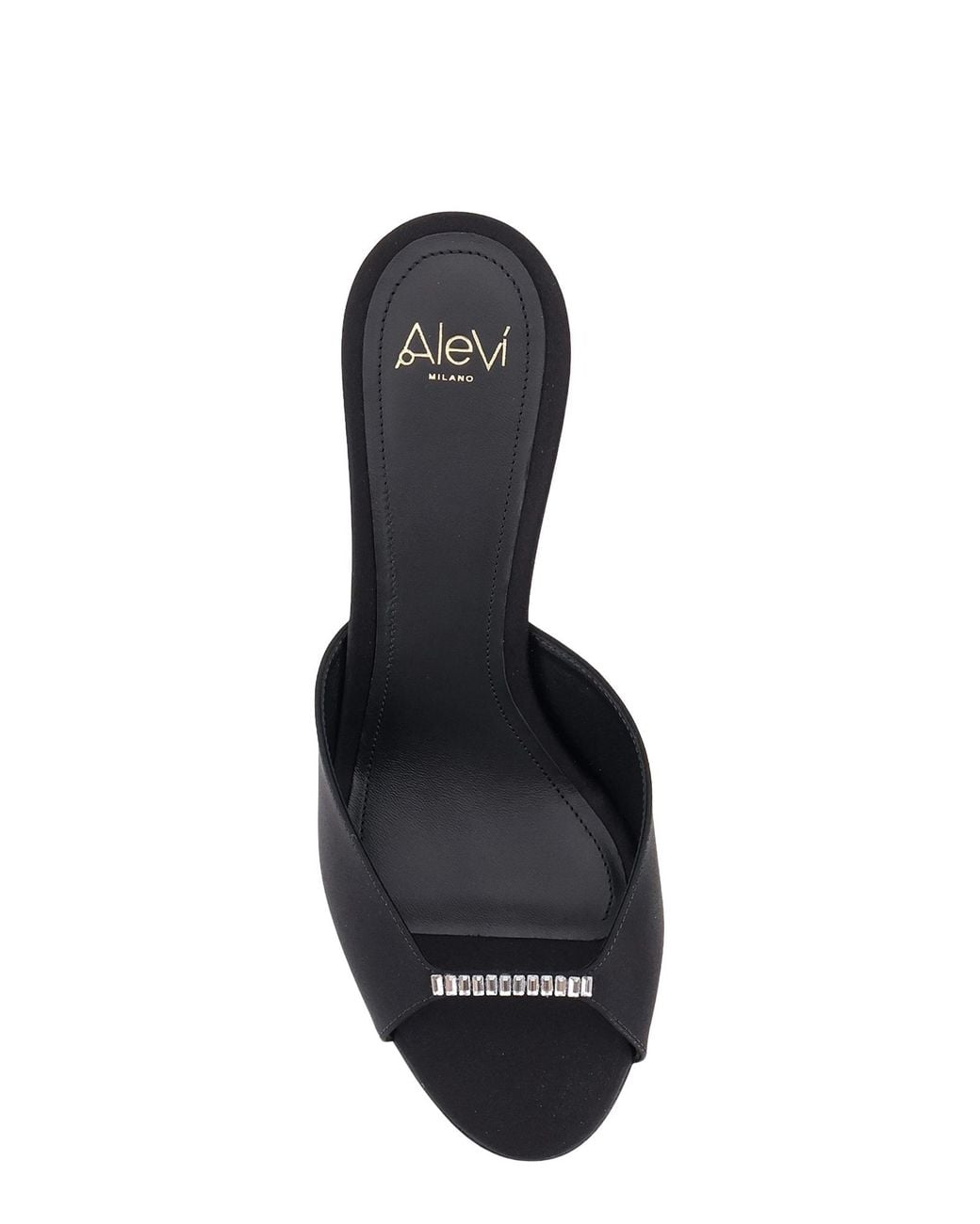 ALEVI Black Aleví Milano Embellished Heeled Sandals