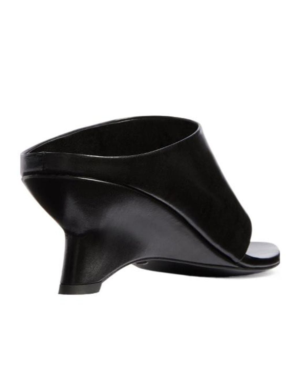 Khaite Black Marlow 55 Thong Mules