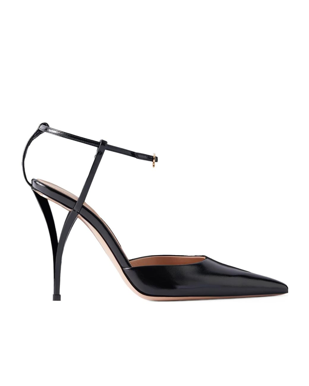 Gianvito Rossi Black Pointed-Toe Stiletto Heels