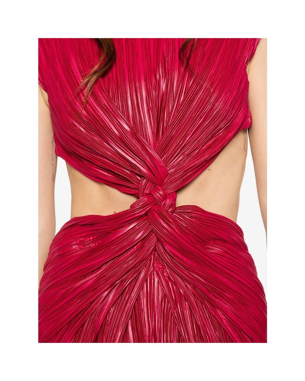 Cult Gaia Red Sleeveless Dress