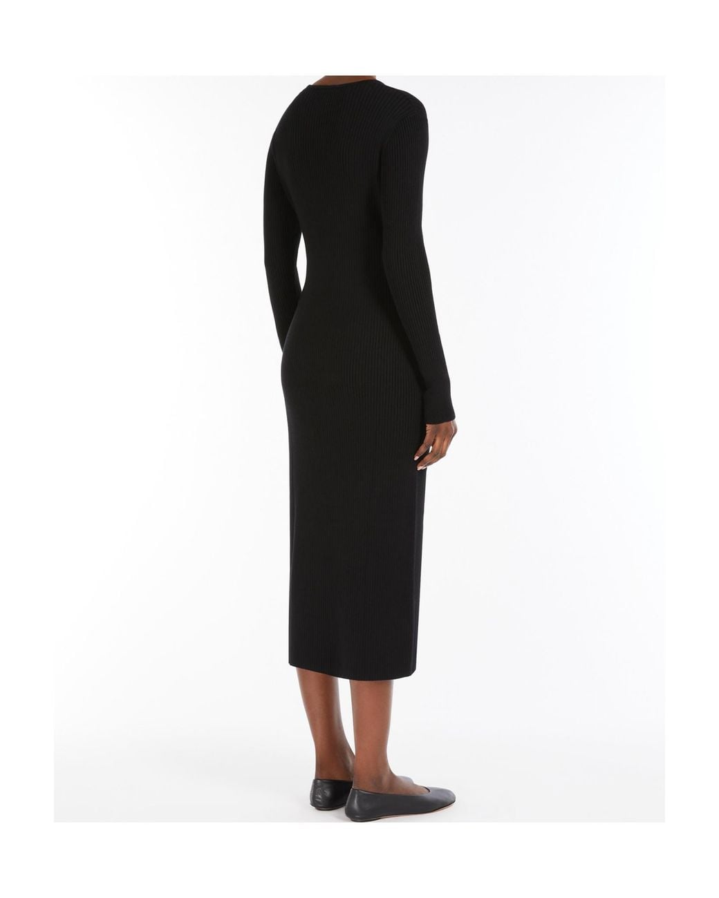 Weekend by Maxmara Black Knitted Dresses