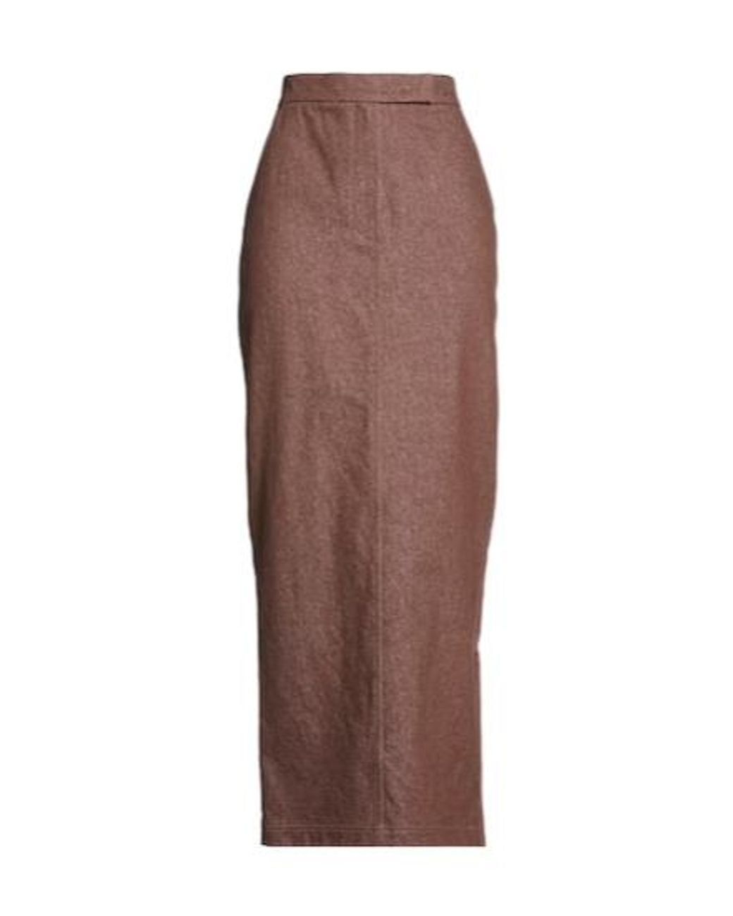 Max Mara Brown Mid-Length Skirt